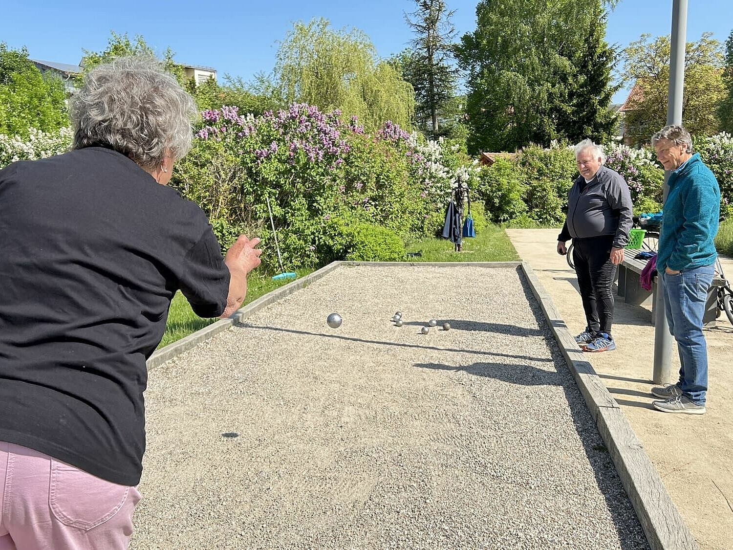 Boule im Fischhofpark